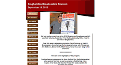 Desktop Screenshot of binghamtonbroadcastersreunion.com