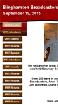 Mobile Screenshot of binghamtonbroadcastersreunion.com
